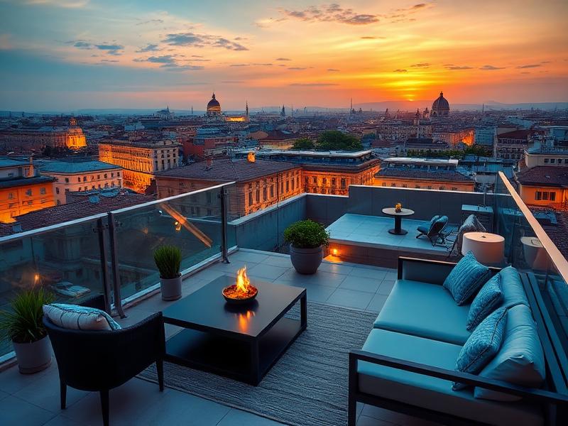 Terrazza Panoramica - fotografo immobiliare roma testaccio